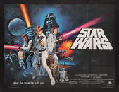 STAR WARS: A NEW HOPE (1977) - UK Quad (Pre-Oscar Awards Style), 1977