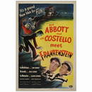 ABBOTT AND COSTELLO MEET FRANKENSTEIN - One Sheet  (27" x 41"); Fine+ on Linen