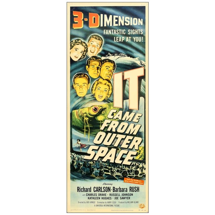 IT CAME FROM OUTER SPACE - Insert (14" x 36"); Fine+ Folded (1 of 1)