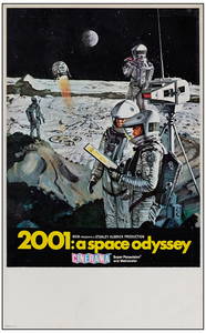 2001: A SPACE ODYSSEY - Midget Window Card  (9" x 14.5"); Fine on Paper