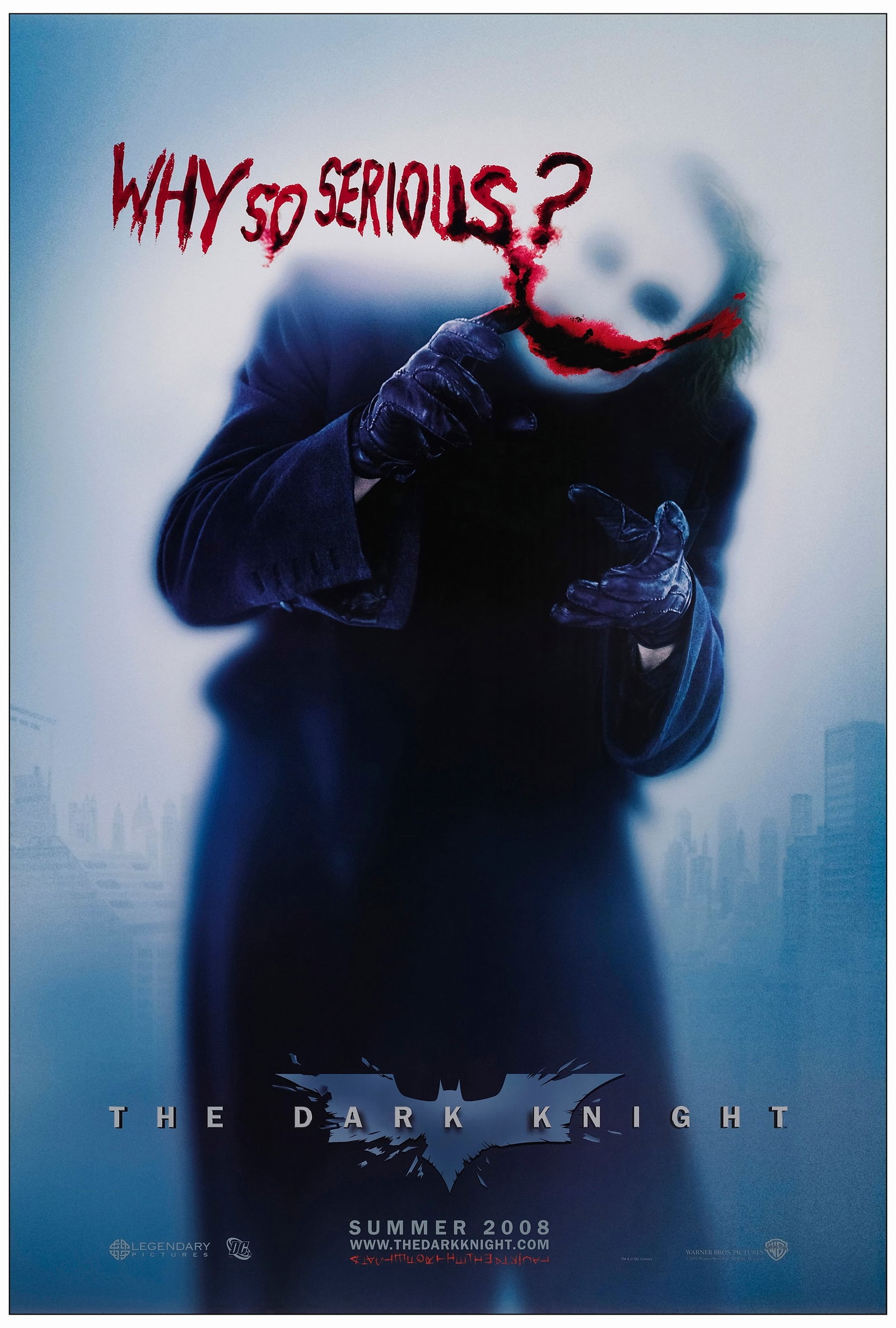 THE DARK KNIGHT - One Sheet, DS (27" x 40"); Teaser; Mint Rolled (1 of 1)