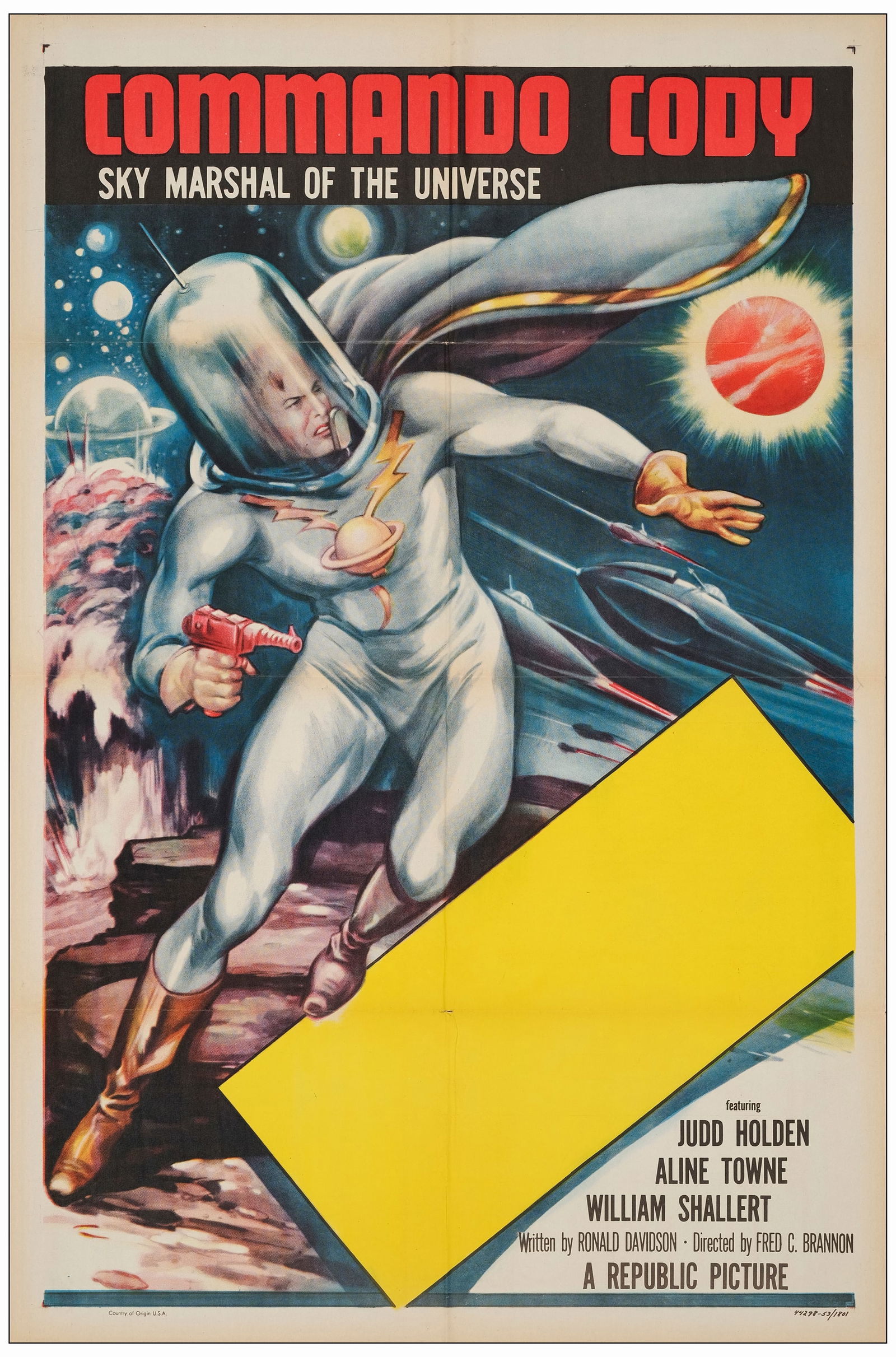 COMMANDER CODY - One Sheet (27" x 41" ); Very Fine Folded (1 of 1)