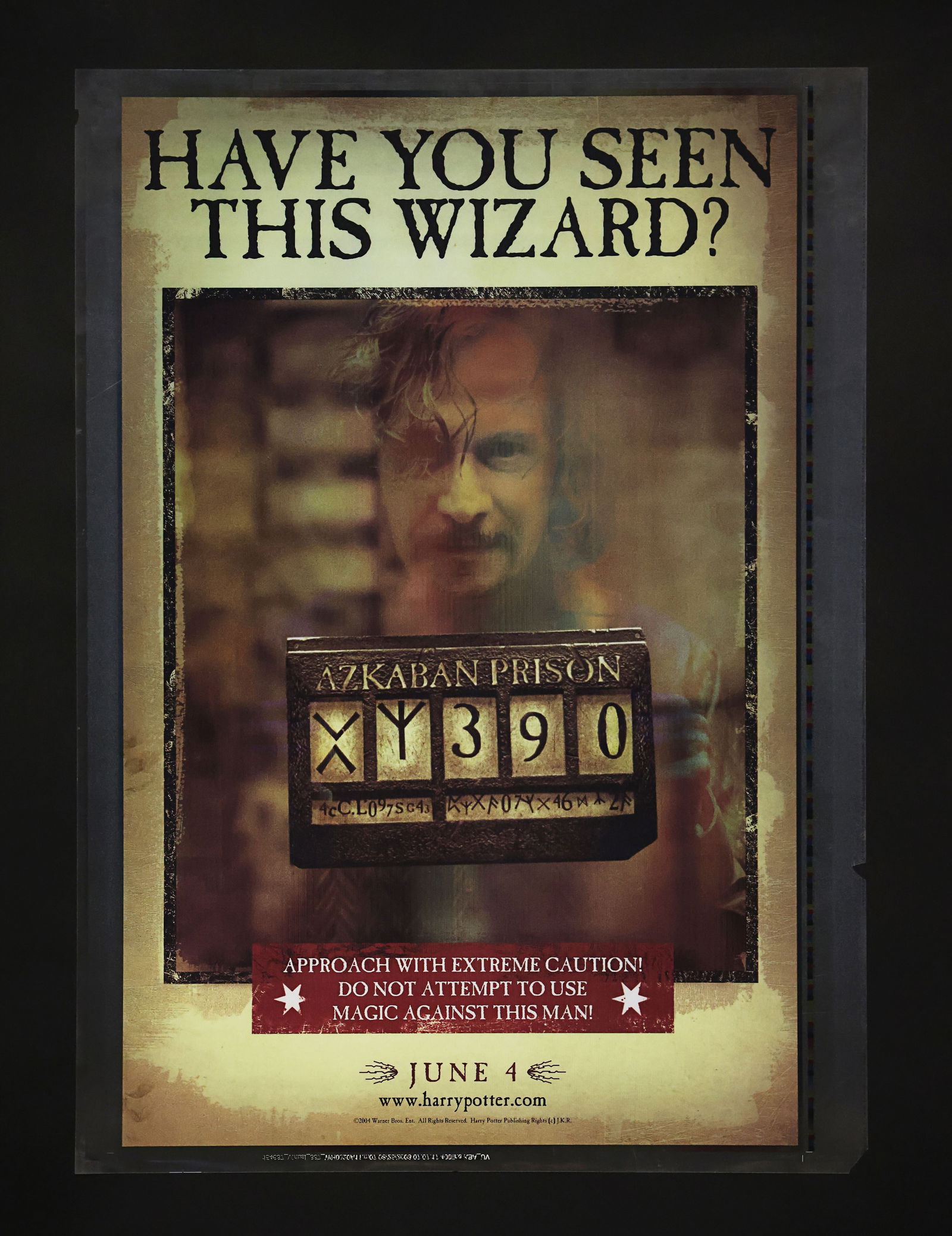 HARRY POTTER AND THE PRISONER OF AZKABAN (2004) - US Lenticular One-Sheet Printer's Proof, 2004 (1 of 1)