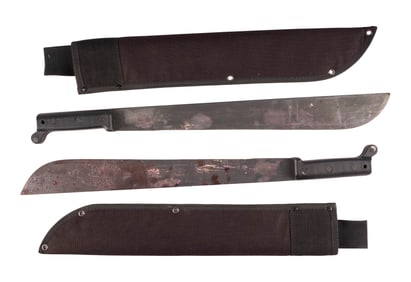 3 FROM HELL (2019) - Pair of Otis Driftwood's (Bill Moseley) Metal Machetes