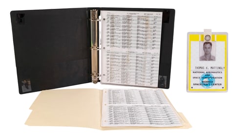 APOLLO 13 (1995) - Command Module Pilot Thomas "Ken" Mattingly's (Gary Sinise) NASA Badge with