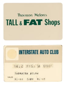 BACK TO SCHOOL (1986) - Thornton Melon's (Rodney Dangerfield) Credit Card and "Tall and Fat Shop"