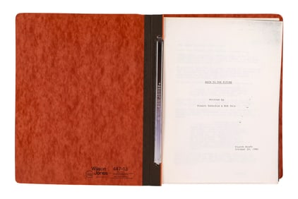 BACK TO THE FUTURE (1985) - Bound Fourth Draft Script