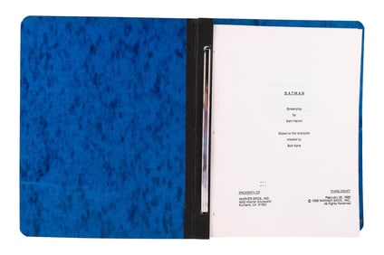 BATMAN (1989) - Bound Third Draft Script