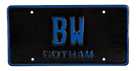 BATMAN FOREVER (1995) - Bruce Wayne's (Val Kilmer) License Plate