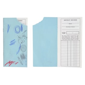 THE BIG LEBOWSKI (1998) - The Dude's (Jeff Bridges) Screen-Matched Checkbook Register