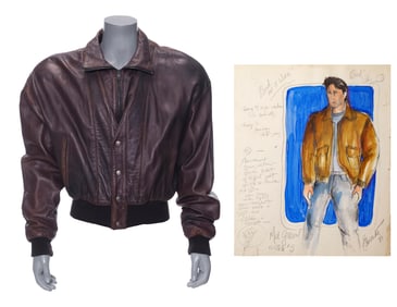 BIRD ON A WIRE (1990) - Rick Jarmin's (Mel Gibson) Leather Jacket