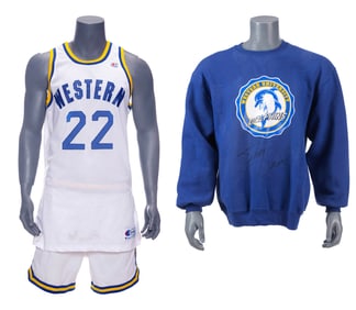 BLUE CHIPS (1994) - Butch McRae's (Anfernee Hardaway) Western University Dolphins Uniform Costume