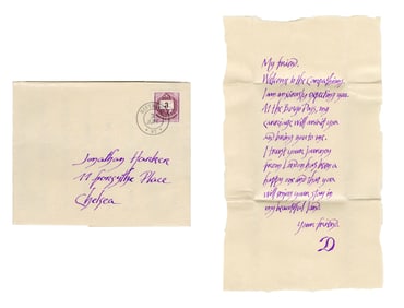BRAM STOKER'S DRACULA (1992) - Dracula's (as played by Gary Oldman) Letter to Jonathan Harker (as