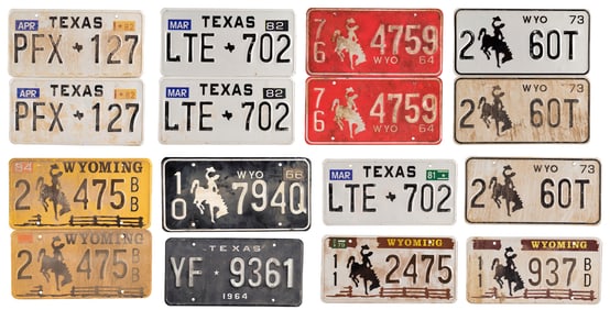 BROKEBACK MOUNTAIN (2005) - Set of License Plates