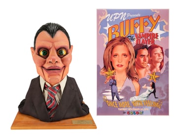 BUFFY THE VAMPIRE SLAYER (1997-2003) - Demon Henchman Bust and "Once More with Feeling" Promotional