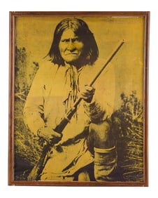 CHEERS (T.V. SERIES 1982-1993) - Nicholas Colasanto's Framed Geronimo Print