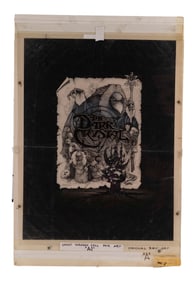 THE DARK CRYSTAL (1982) - Hand-Illustrated Richard Amsel-Style Final Production Artwork for