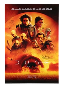 DUNE: PART TWO (2024) - Cast Autographed Poster