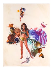 FATHOM (1967) - Hand-Painted Gerald Allison Poster Comp