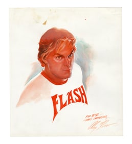 FLASH GORDON (1980) - Hand-Painted Alex Ross DVD Cover Comp