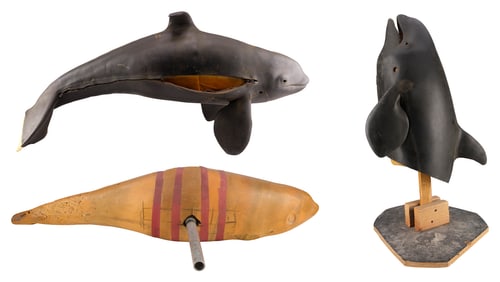 FREE WILLY (1993) - Set of Three Whale Model Miniatures