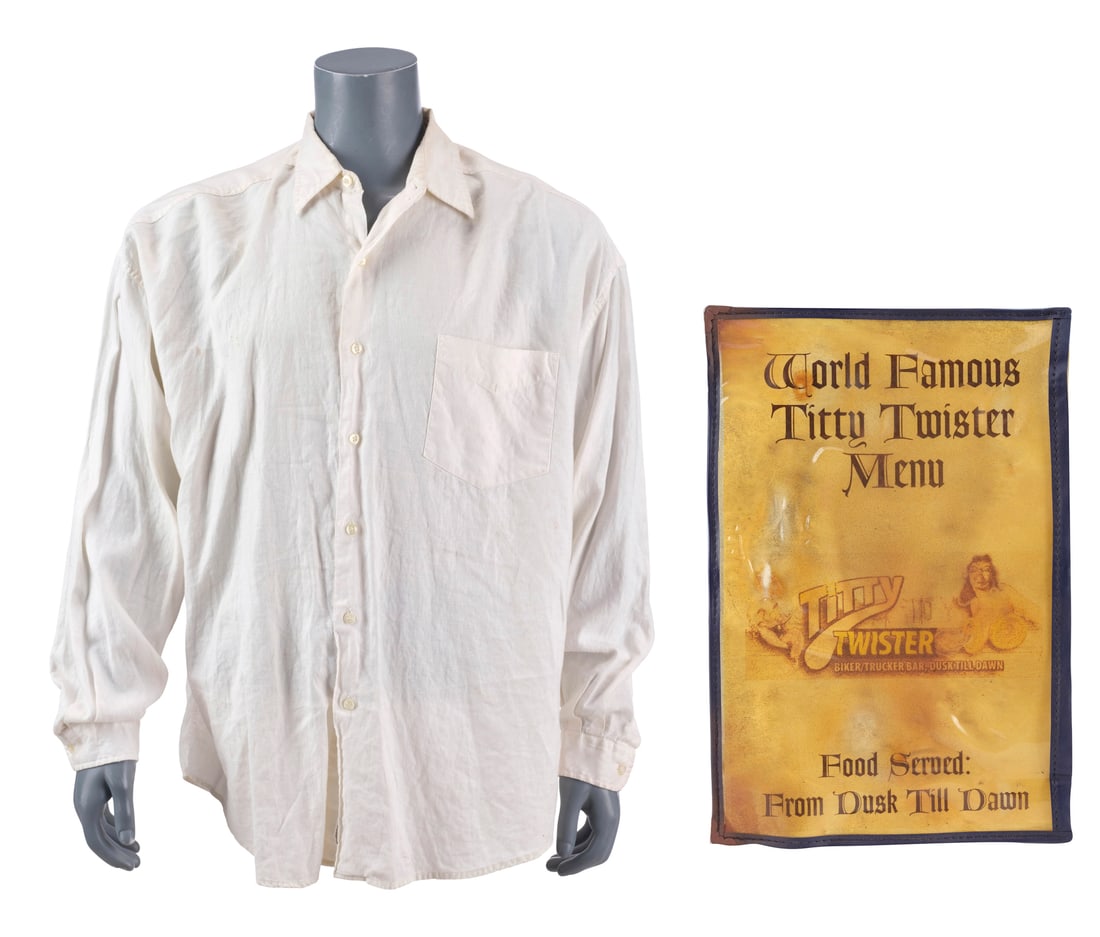 FROM DUSK TILL DAWN (1996) - Richard "Richie" Gecko's (Quentin Tarantino) Shirt and Titty Twister (1 of 11)