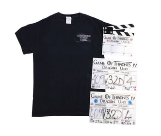 GAME OF THRONES (T.V. SERIES, 2011-2019) - Season 4 Clapperboards and Crew T-Shirt