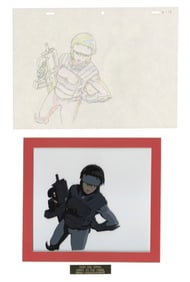 GHOST IN THE SHELL (1995) - Hand-Painted Major Motoko Kusanagi (Atsuko Tanaka/Mimi Woods) Animation