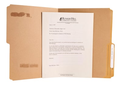 GOOD WILL HUNTING (1997) - Will Hunting's (Matt Damon) Psychological Evaluation File