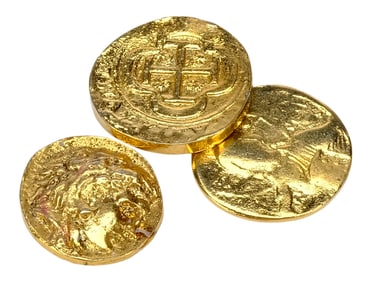 THE GOONIES (1985) - Set of Three One-Eyed Willy Coins