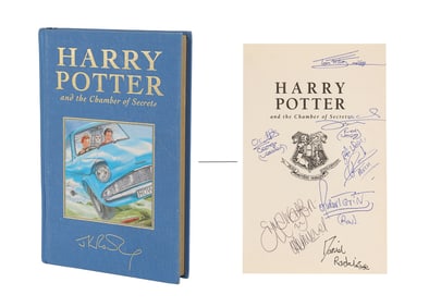 HARRY POTTER AND THE CHAMBER OF SECRETS (2002) - Cast-Autographed Deluxe Edition Hardback