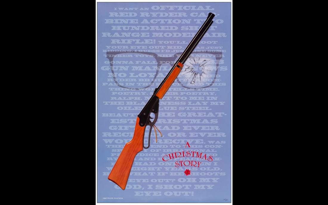 A CHRISTMAS STORY - Limited Edition Print (28" x 40"); Hand-Numbered and Artist-Signed; Near Mint: A CHRISTMAS STORY Limited Edition Print (28" x 40"); Hand-Numbered and Artist-Signed Near Mint Rolled; Artwork by Henry Villegas Zoetrope Galleries, 2013 This Limited