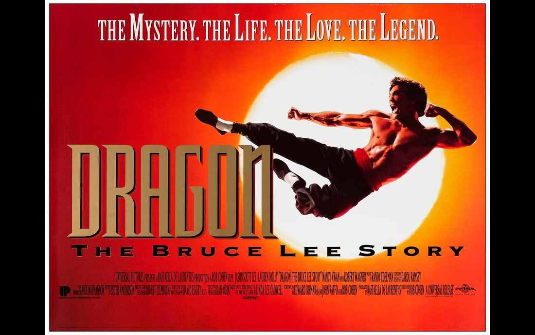 DRAGON: THE BRUCE LEE STORY - British Quad (30" x 40"); Very Fine+ Rolled (1 of 1)