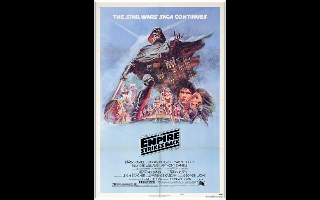 STAR WARS: THE EMPIRE STRIKES BACK - One Sheet (27" x 41"); Style B; Very Fine- Folded (1 of 1)
