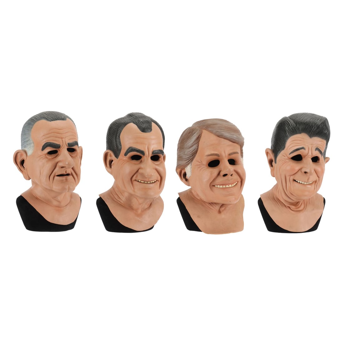 POINT BREAK (1991) - Ex-Presidents Reference Copy Masks: POINT BREAK (1991) - Ex-Presidents Reference Copy Masks - Four Ex-Presidents reference copy masks from the production of Kathryn Bigelow's action thriller Point Break. The gang of bank robbers known a
