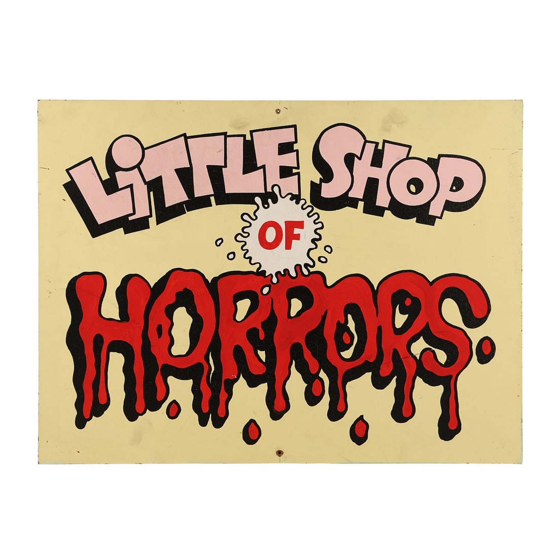 LITTLE SHOP OF HORRORS (1986) - Art Department Sign (1 of 5)