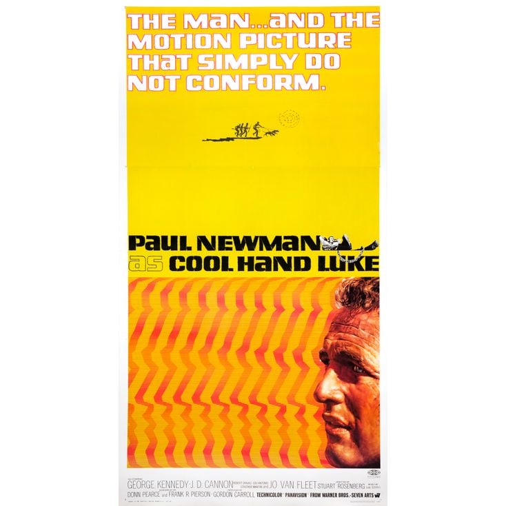 COOL HAND LUKE - Three Sheet (41.5" x 78.5"); Fine+ on Linen (1 of 1)
