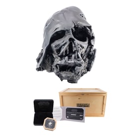 STAR WARS: THE FORCE AWAKENS (2015) - Propshop Melted Darth Vader Helmet Replica