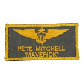 TOP GUN (1986) - Pete "Maverick" Mitchell's (Tom Cruise) Production-Made Flight Suit Patch