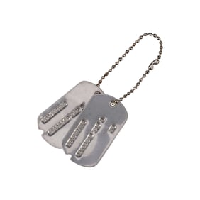 X-MEN ORIGINS: WOLVERINE (2009) - Wolverine's (Hugh Jackman) Production-Made Pair of Dog Tags