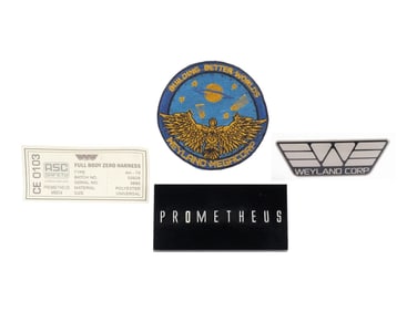 PROMETHEUS (2012) - Weyland MegaCorp Patch with Wayland Corp. Decal