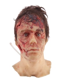 BARBARIAN (2022) - Keith's (Bill Skarsgard) Photo-Matched Bloodied Smashed Head