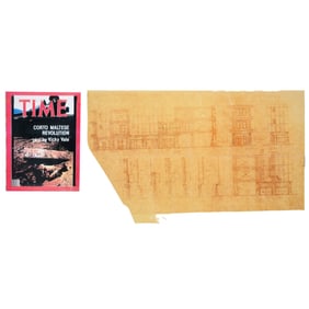 BATMAN (1989) - Production-Made Vicki Vale (Kim Basinger) Distressed "Corto Maltese Revolution" Time