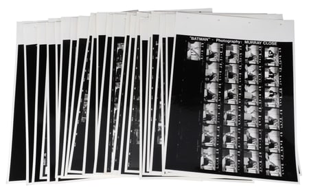BATMAN (1989) - Set of 24 Contact Sheets