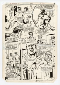 DC COMICS - Hand-Drawn DC Presents No. 74 P. 8 by Alex Saviuk and Dennis Jensen