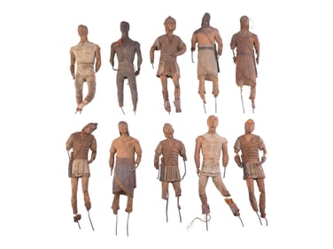 BEN HUR (1959) - Set of 10 Sea Battle Soldier Model Miniatures