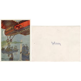 CAST AWAY (2000) - Production-Made Handwritten Plane Crash Birthday Card