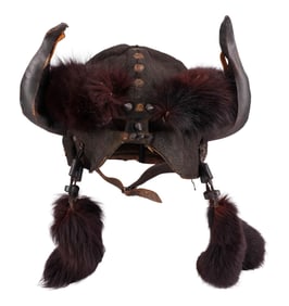 CONAN THE DESTROYER (1984) - Queen Taramis' (Sarah Douglas) Horserider's Horned Helmet