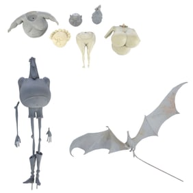 CORALINE (2009) - Mr. Bobinsky (Ian McShane) Maquette with Ms. Spink (Jennifer Saunders), Ms.