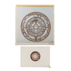 THE DARK CRYSTAL (1982) - Hand-Colored Brian Froud Stellar Concordance and Hand-Painted Gelfling